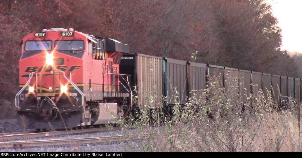 BNSF coal train